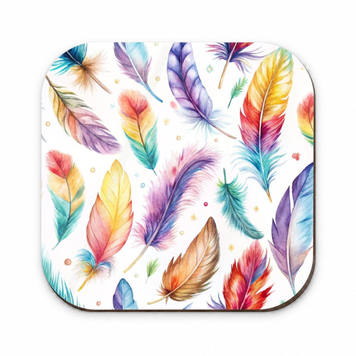 Feathers Watercolor Fridge Magnet