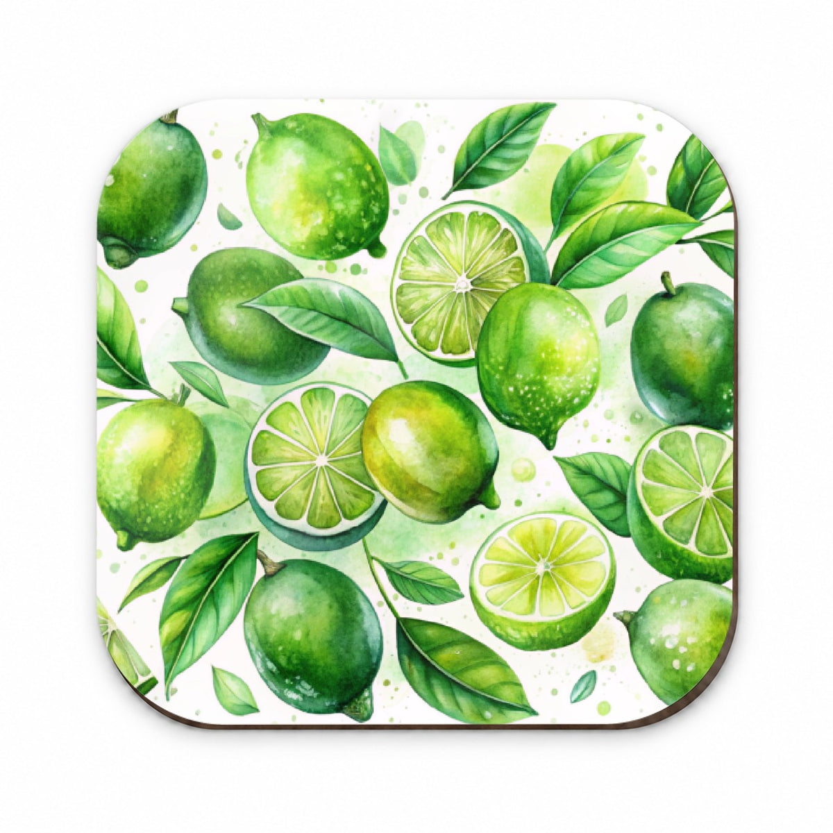 Limes Fruit Watercolor Fridge Magnet