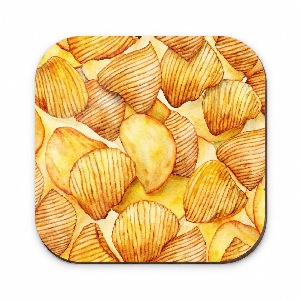 Lots Of Potato Chips Fridge Magnet