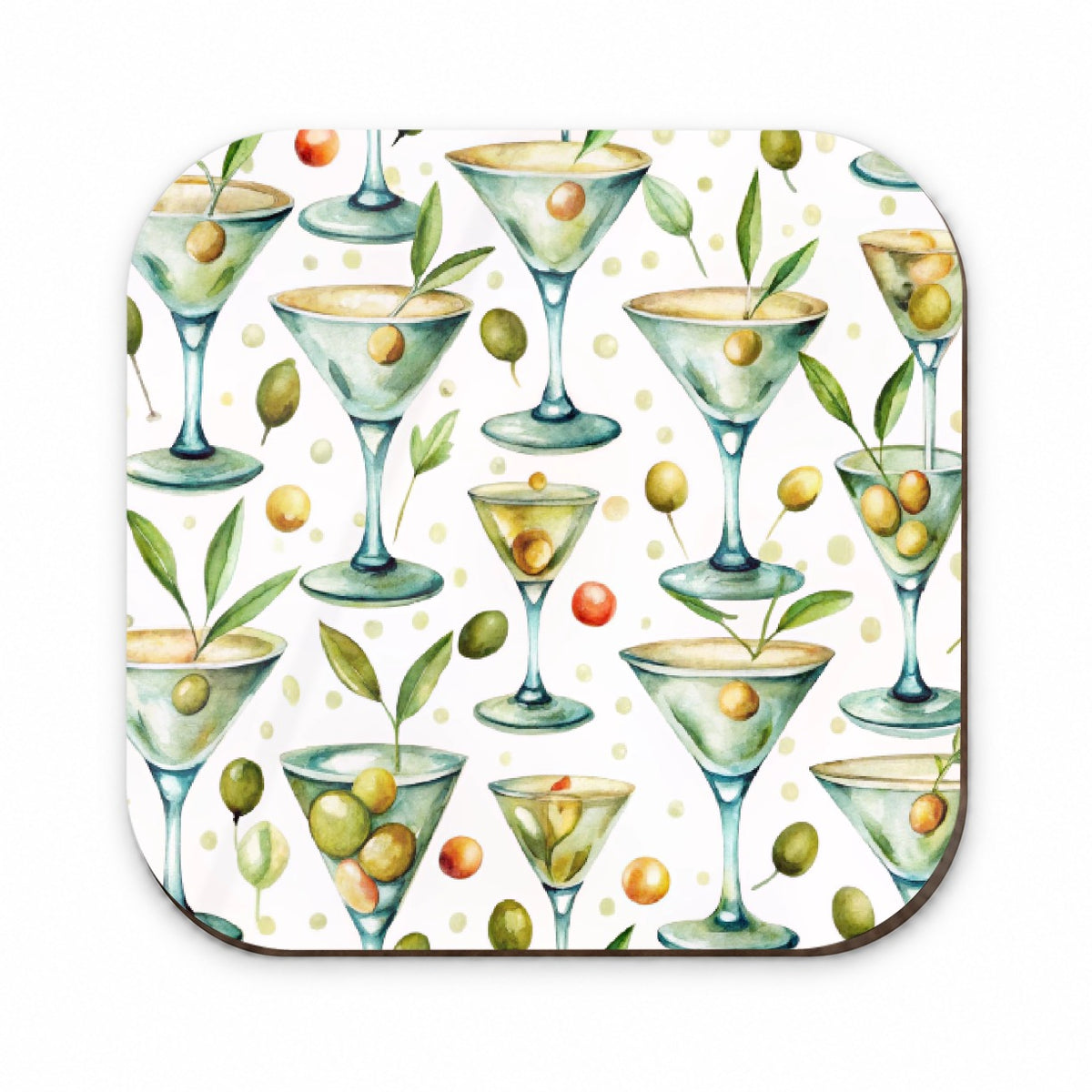 Martinis With Olives Alcohol Fridge Magnet