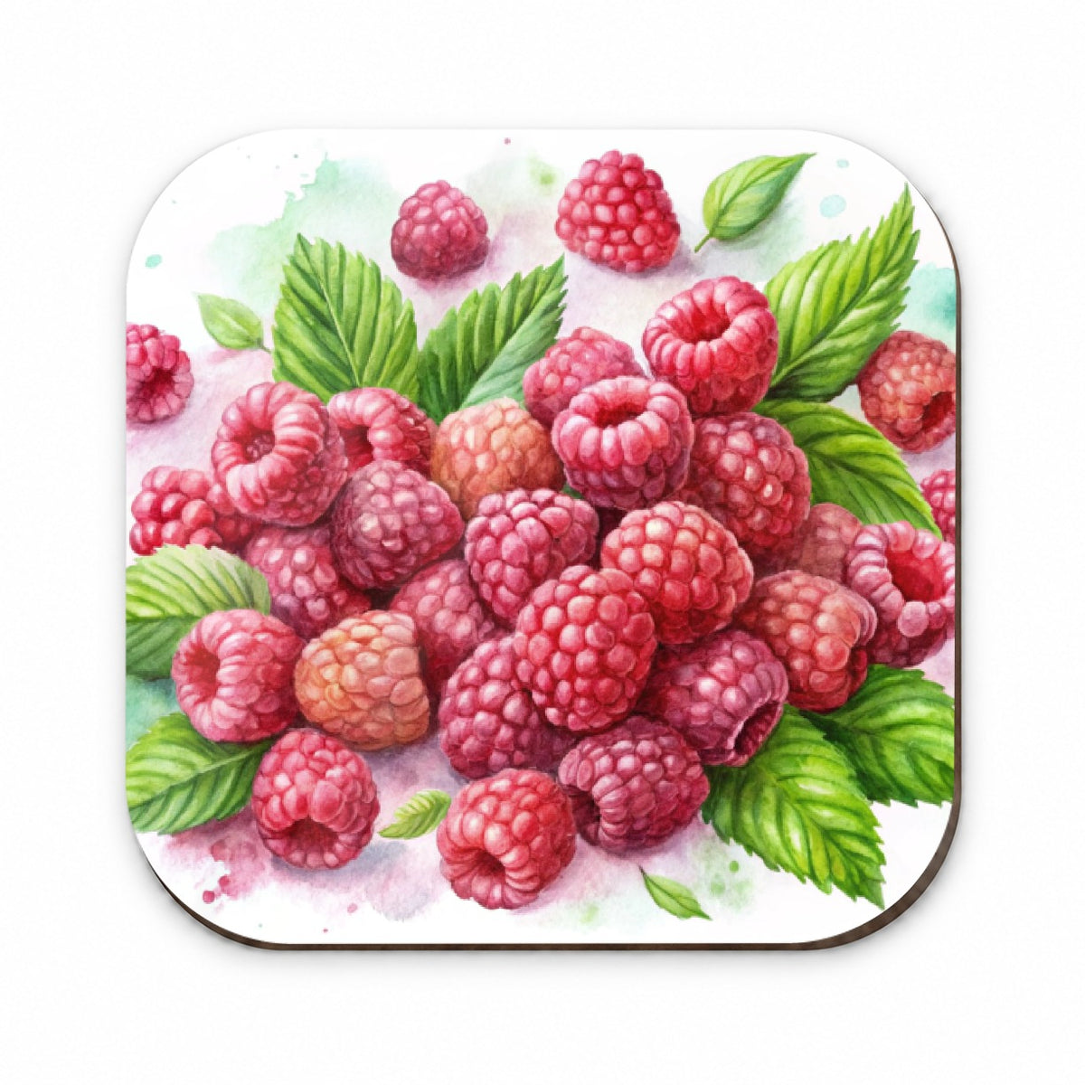 Raspberries Fruit Watercolor Fridge Magnet