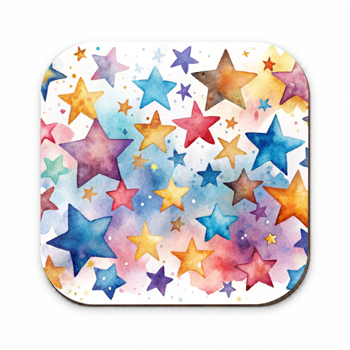 Stars Watercolor Fridge Magnet