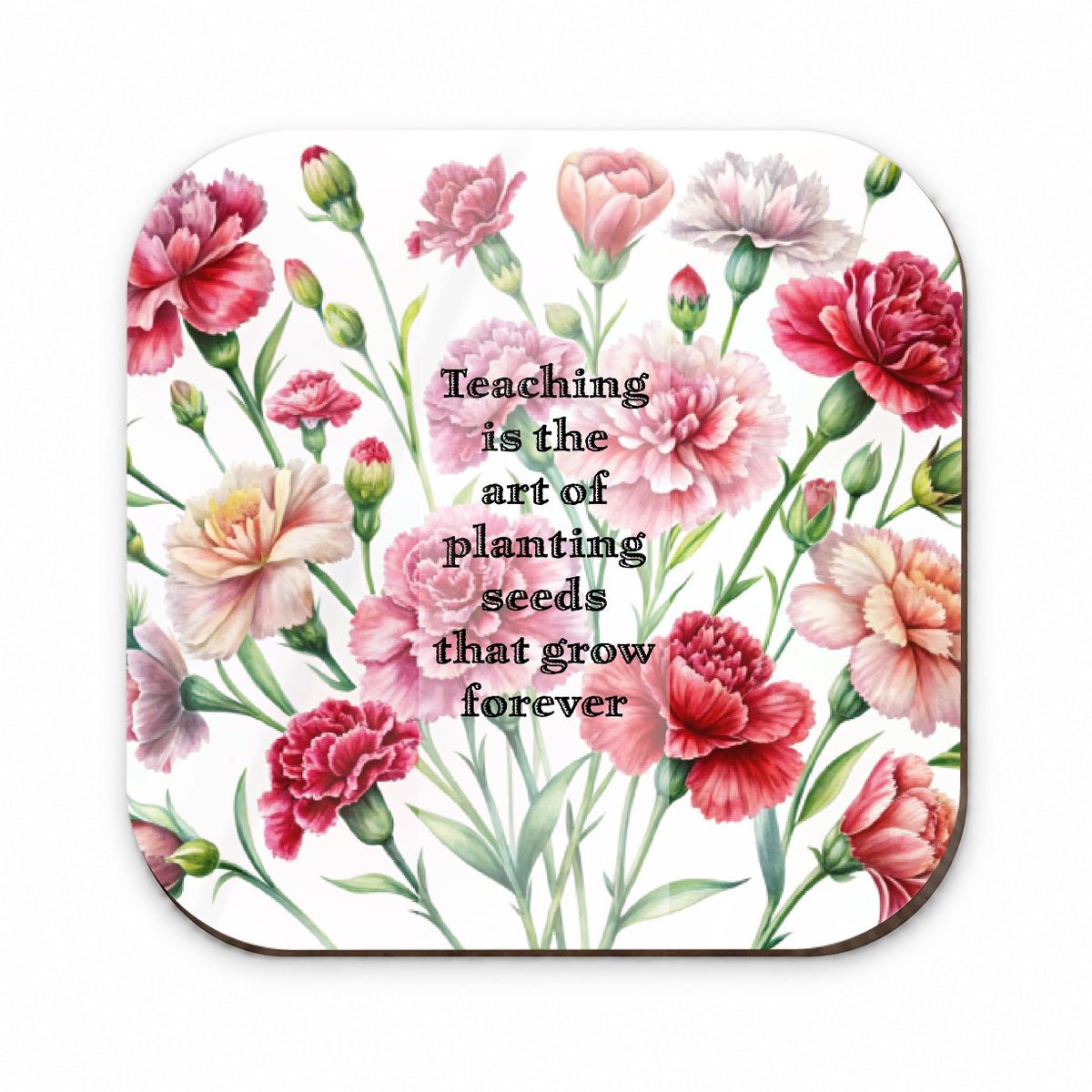 Teaching Art Of Planting Seeds Appreciation Carnations Flowers Fridge Magnet
