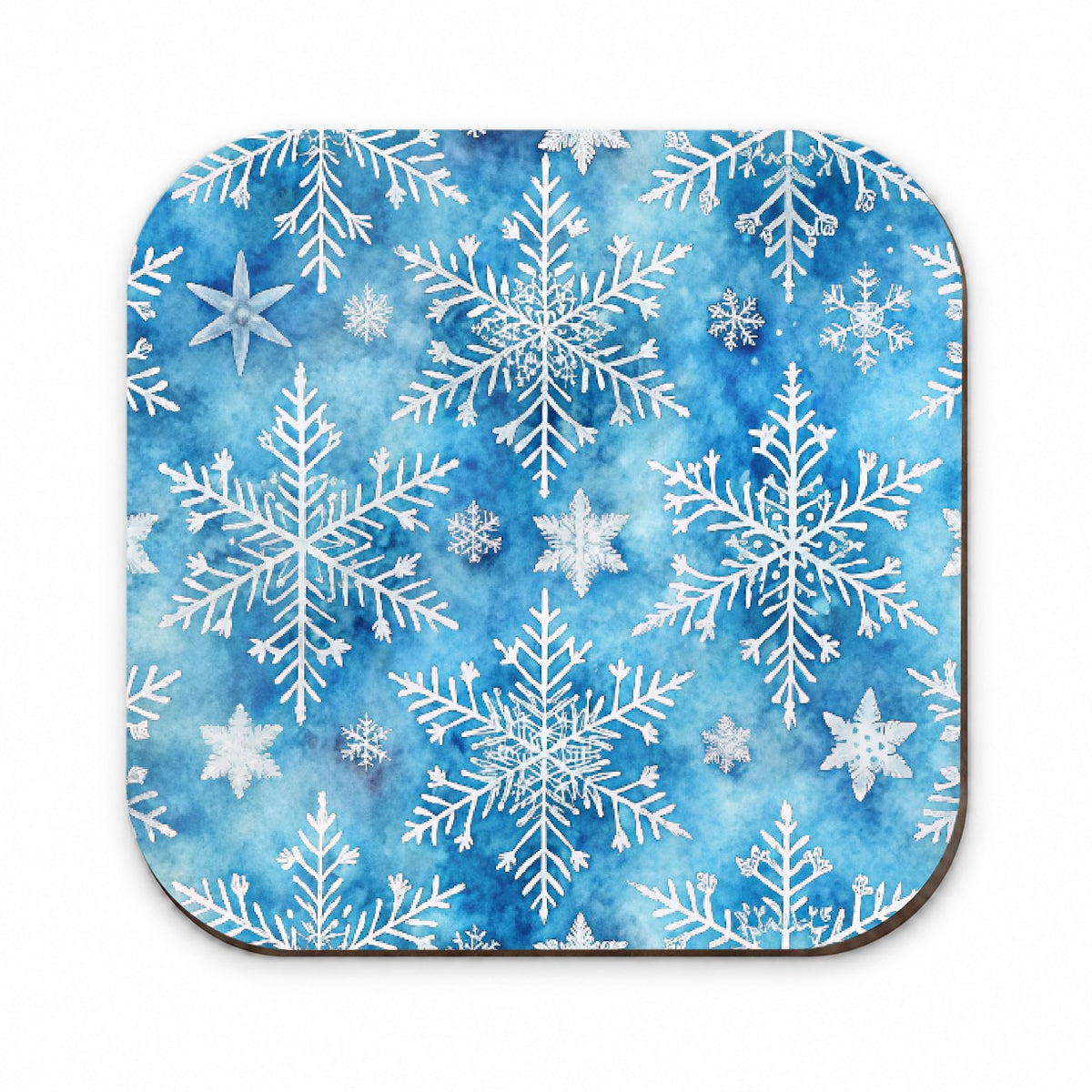 White Snowflakes Beautiful Winter Fridge Magnet