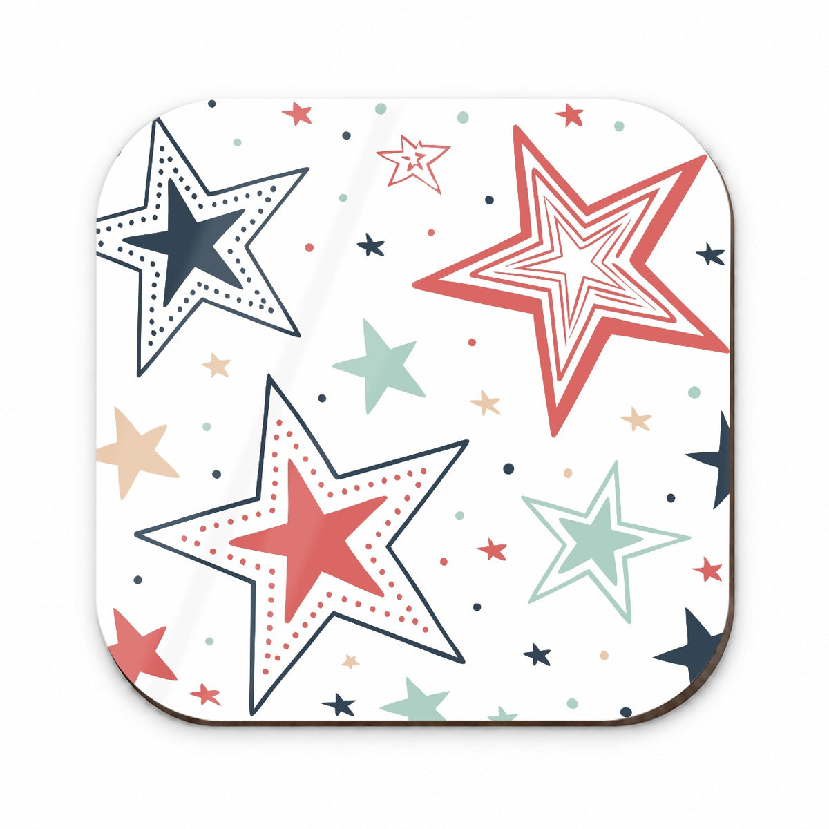 Fun Scattered Stars Fridge Magnet