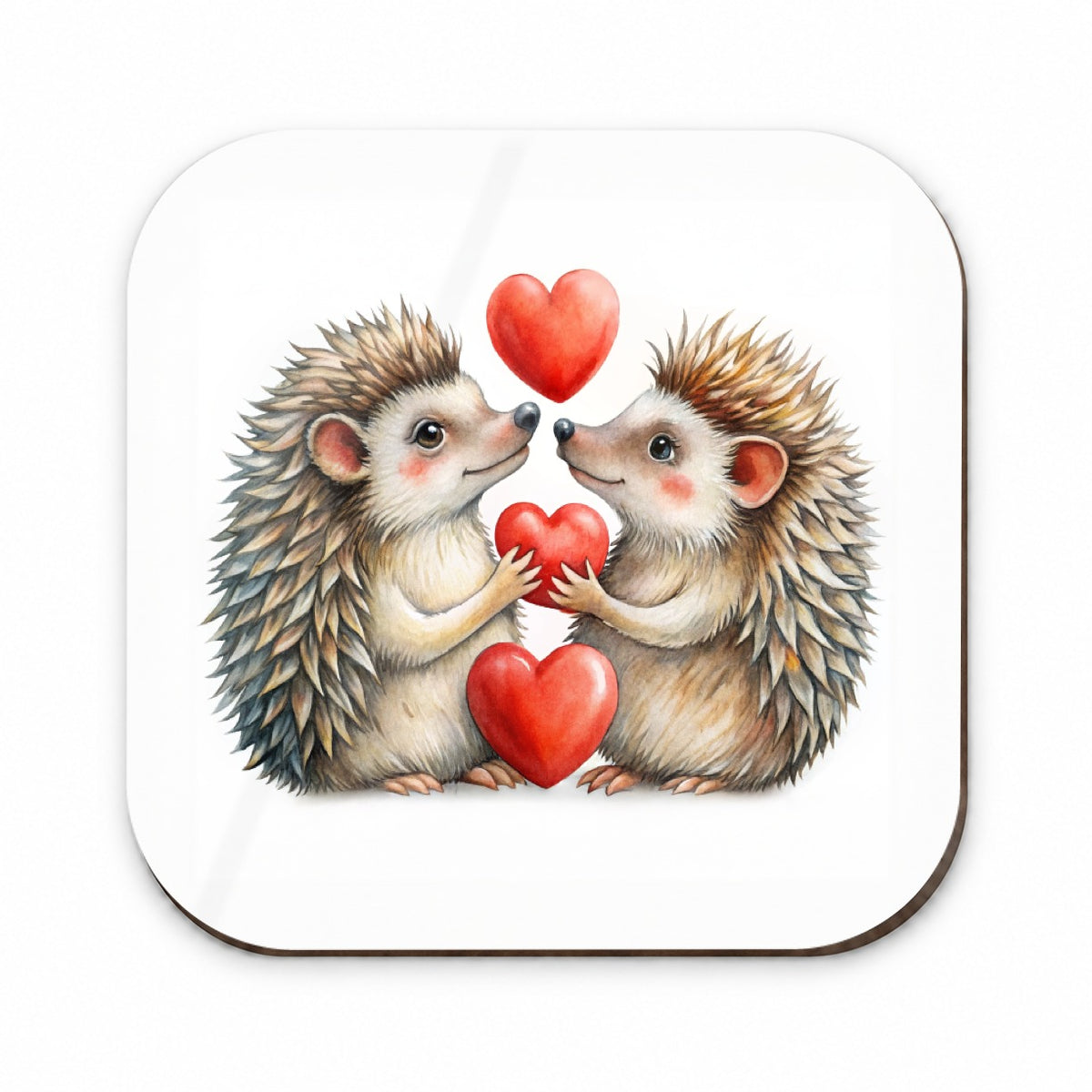Hedgehogs In Love With Hearts Valentine's Day Fridge Magnet