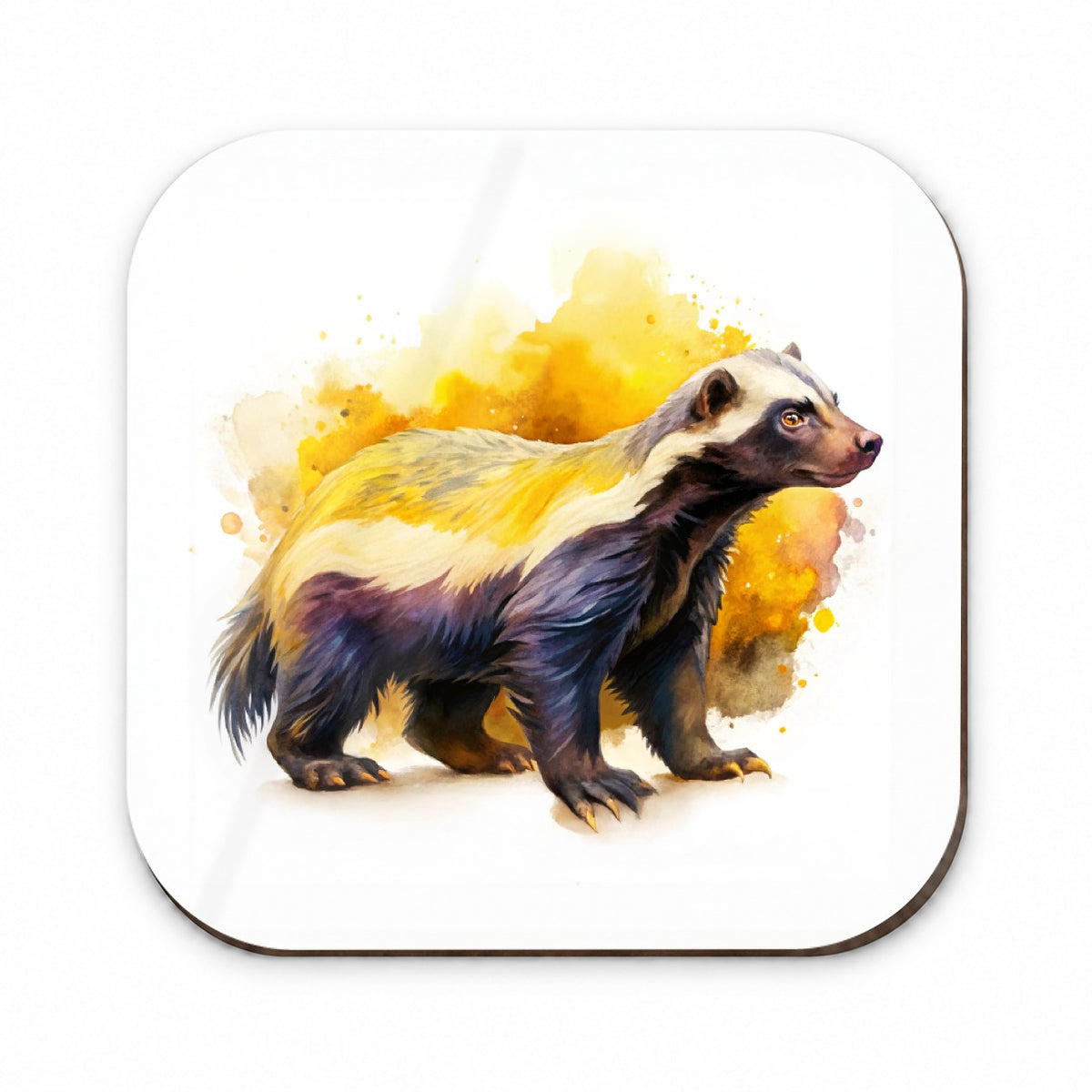 Honey Badger Watercolor Fridge Magnet