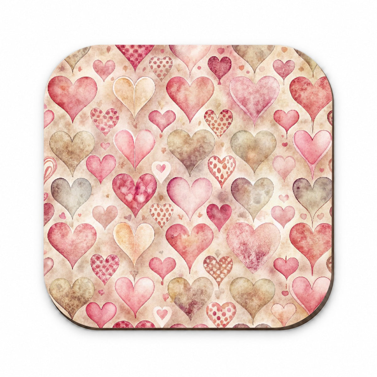 Kitschy Valentine's Day Hearts Pattern Fridge Magnet