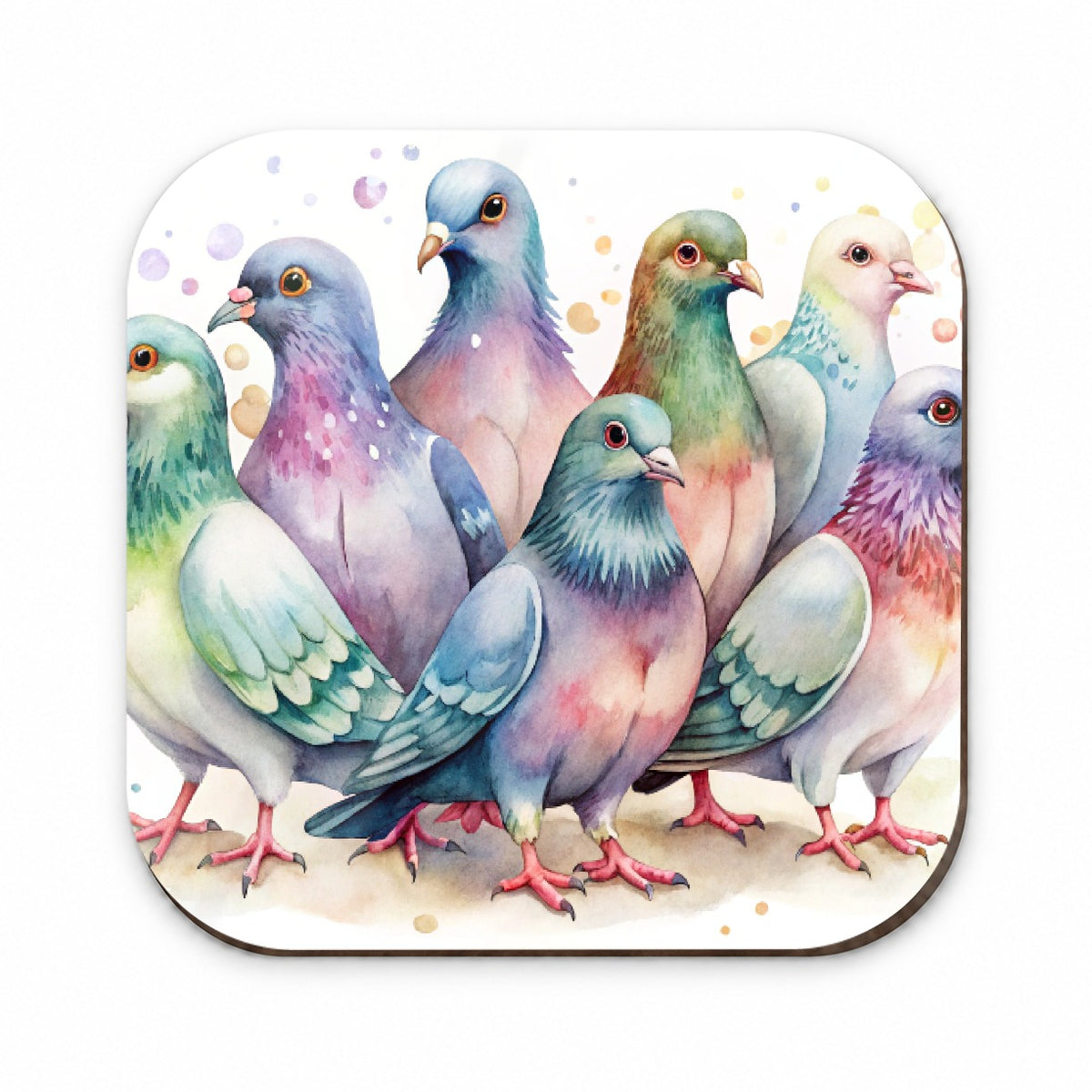 Lots Of Sweet Pigeons Fridge Magnet