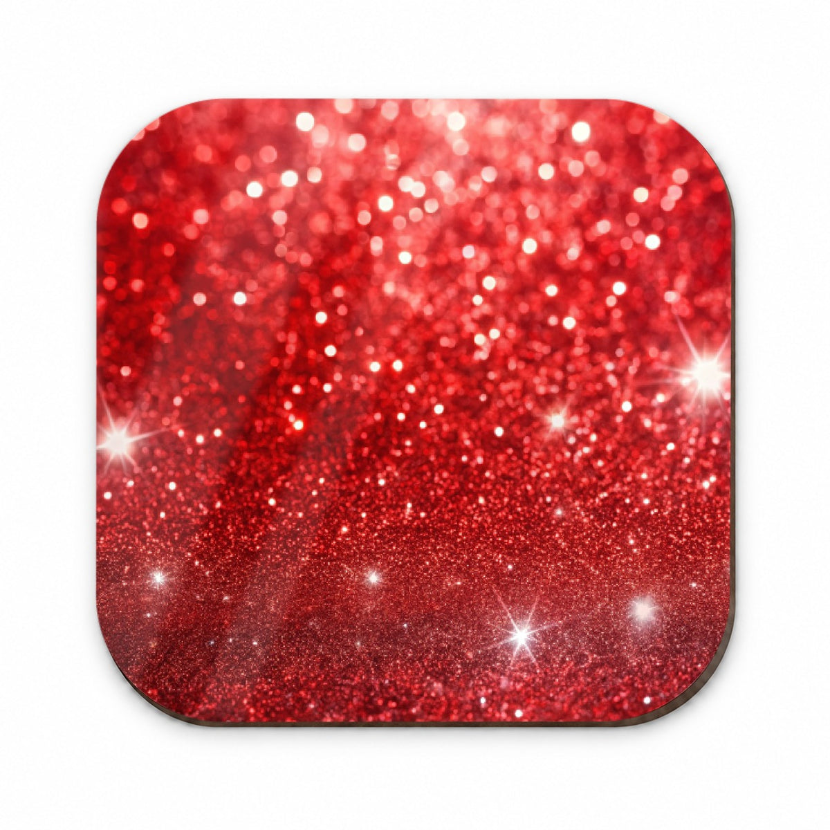 Red Faux Glitter Fridge Magnet