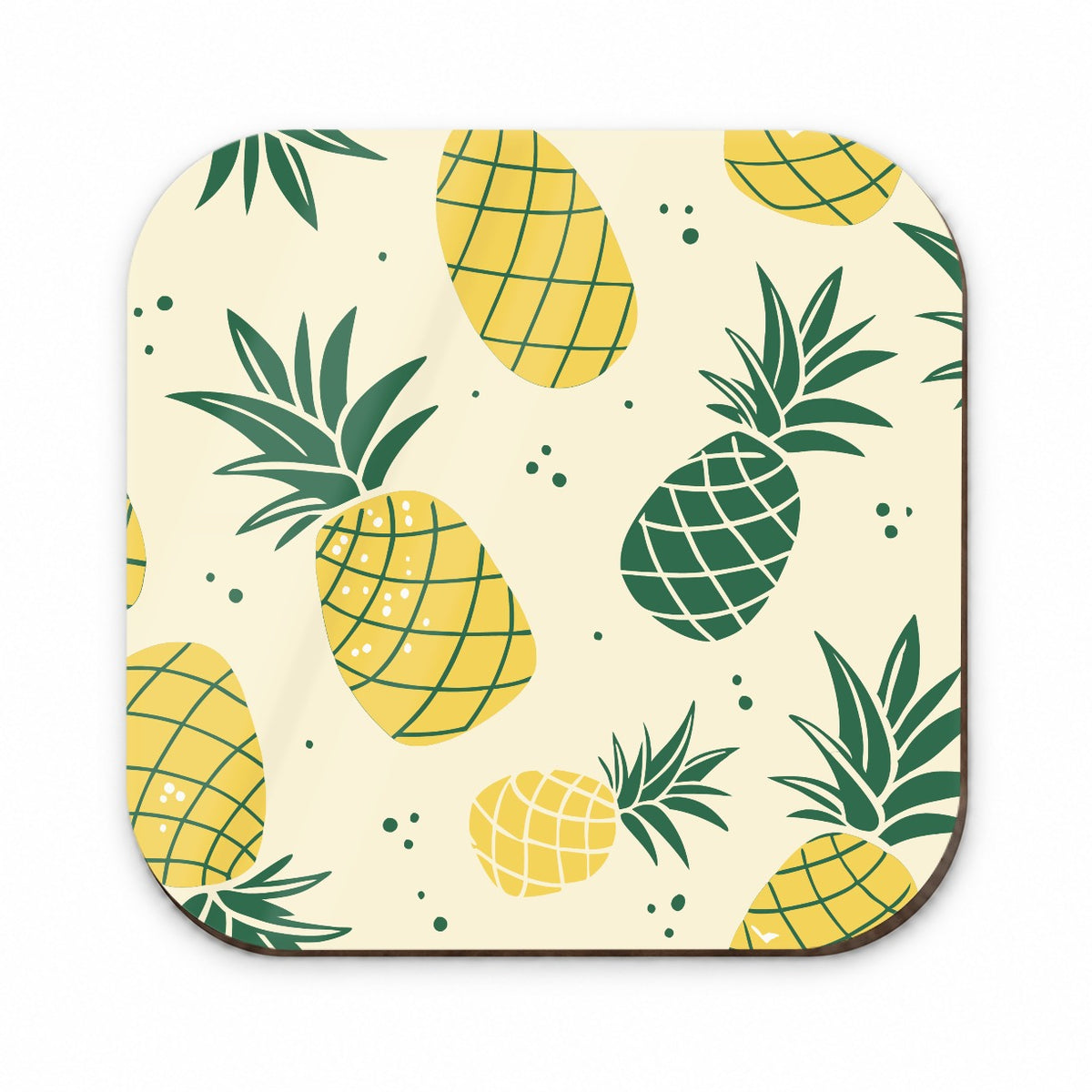 Scattered Tropical Pineapples Fridge Magnet