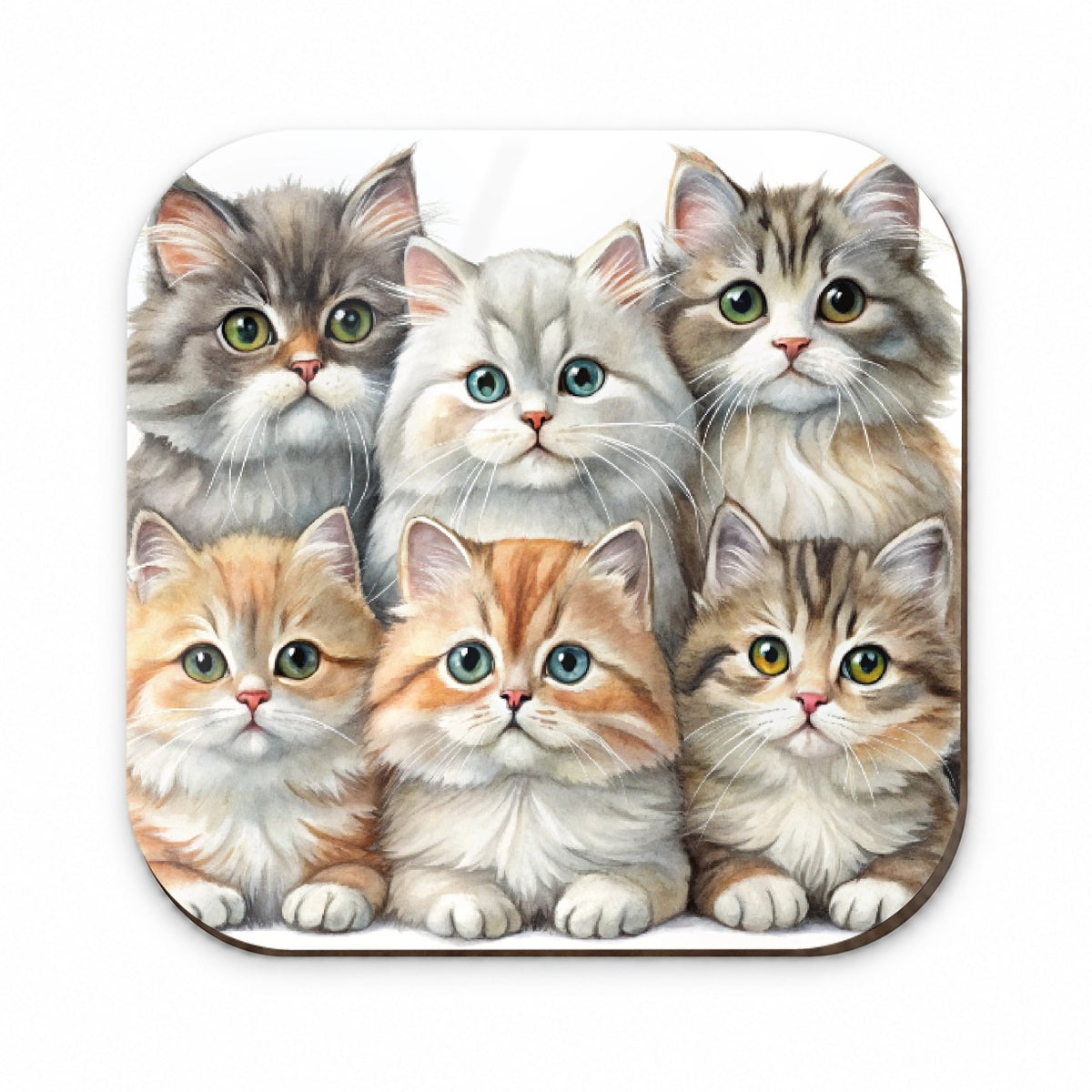 Sweet British Longhair Cats Fridge Magnet