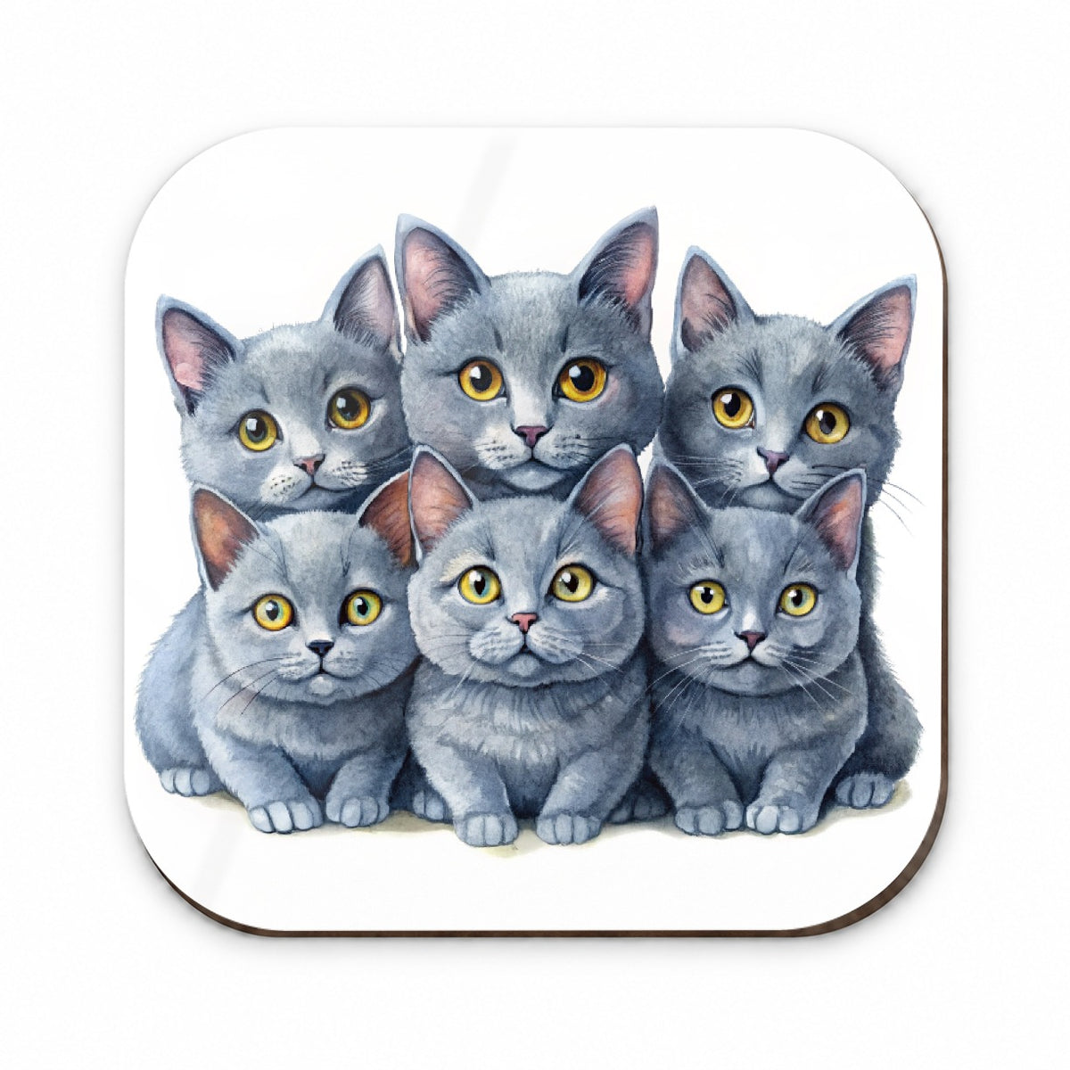 Sweet Chartreux Cats Fridge Magnet