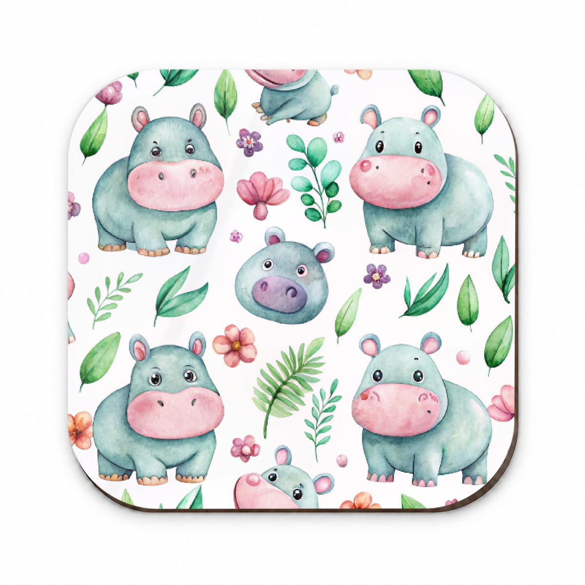Sweet Hippos Fridge Magnet