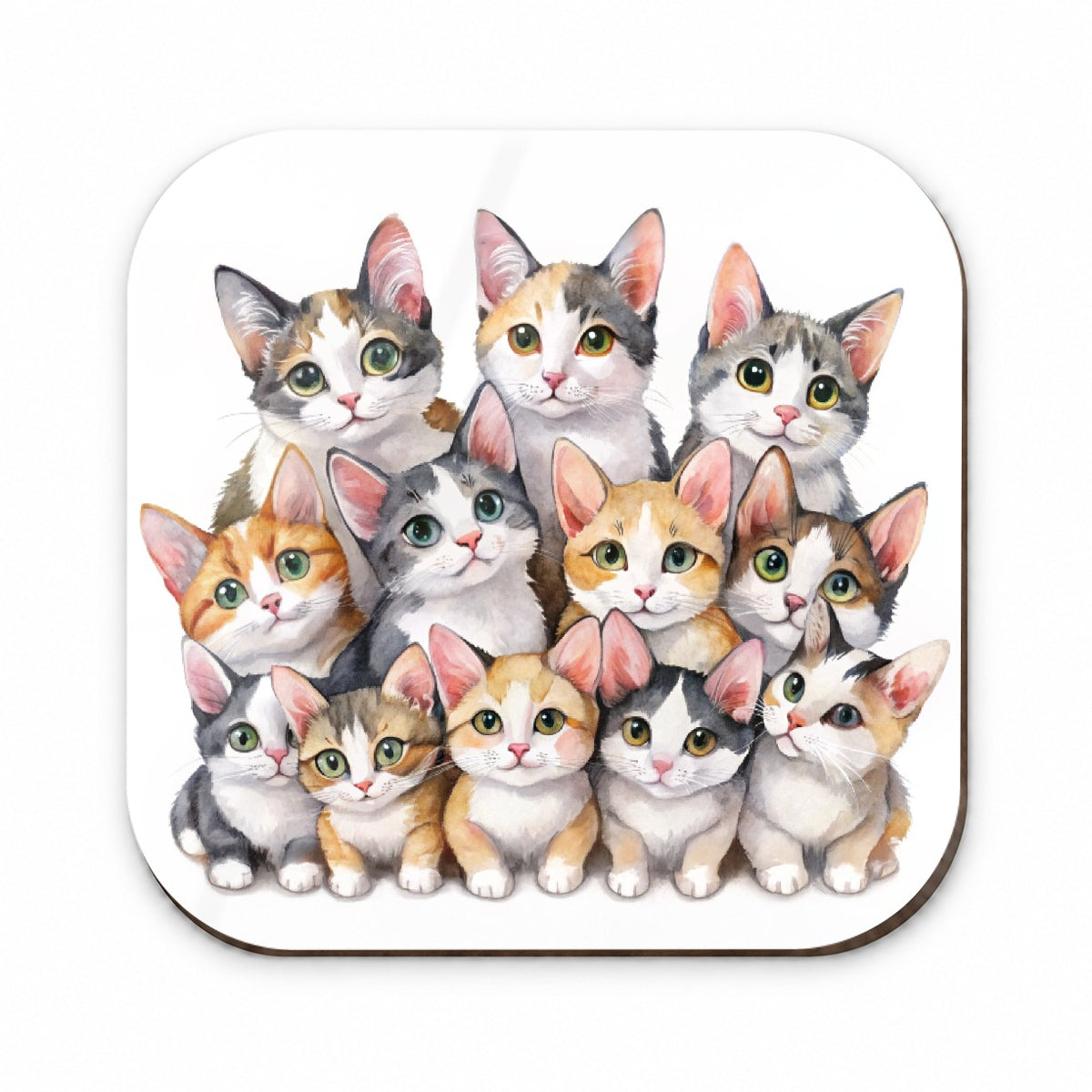 Sweet Japanese Bobtail Cats Fridge Magnet