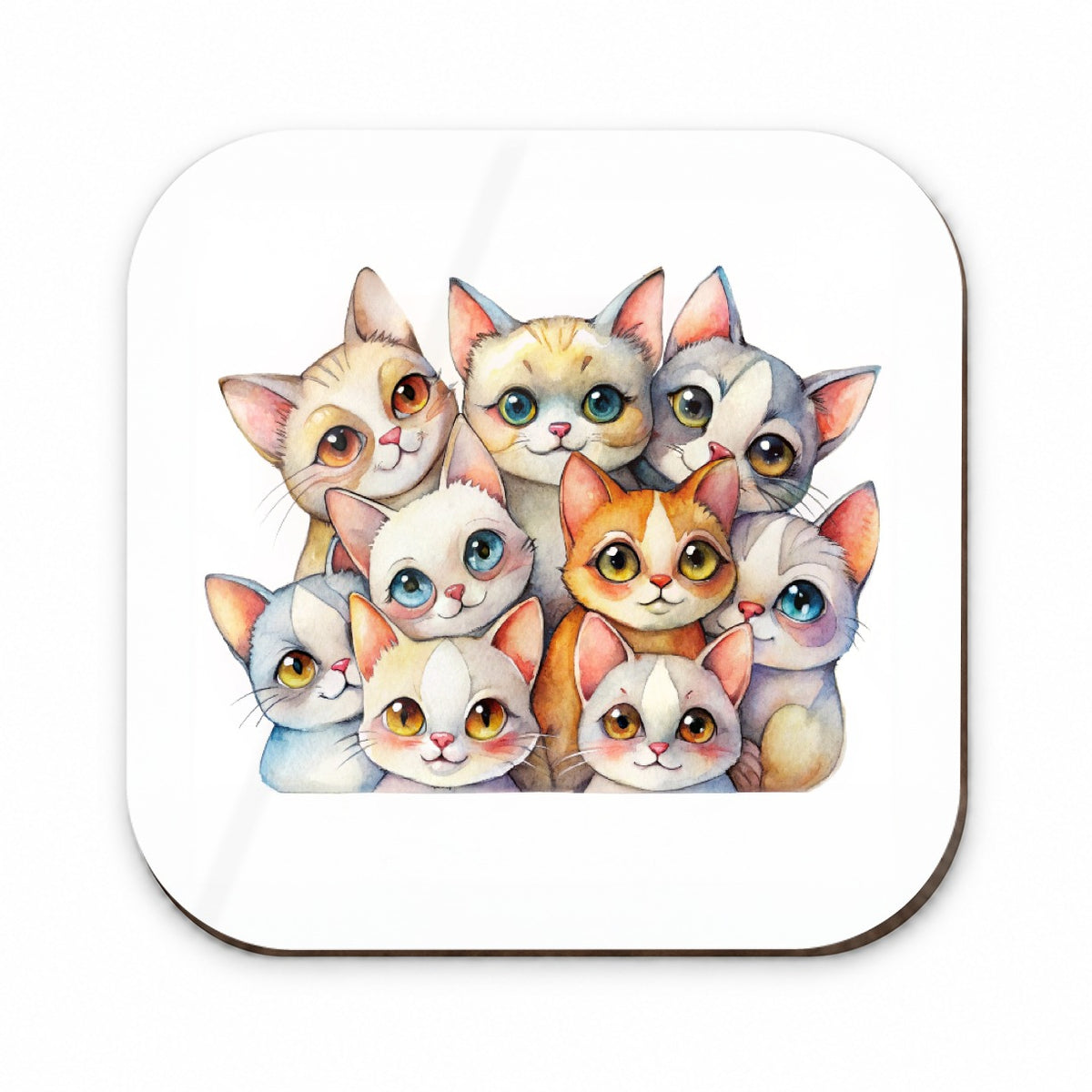Sweet Khao Manee Cats Fridge Magnet