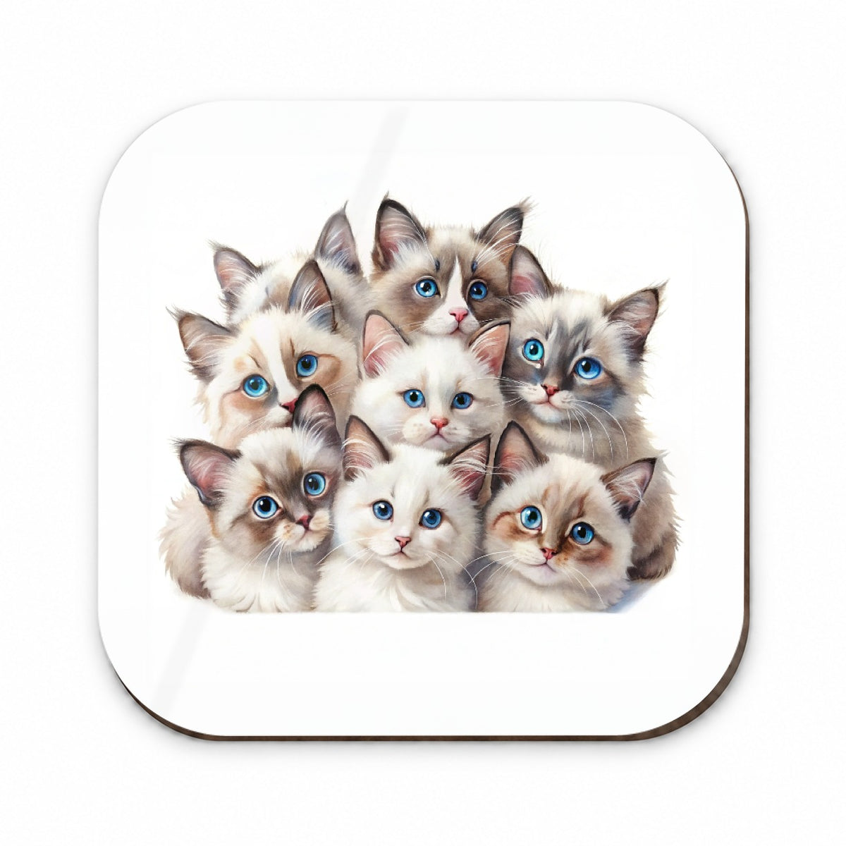 Sweet Ragdoll Cats Fridge Magnet