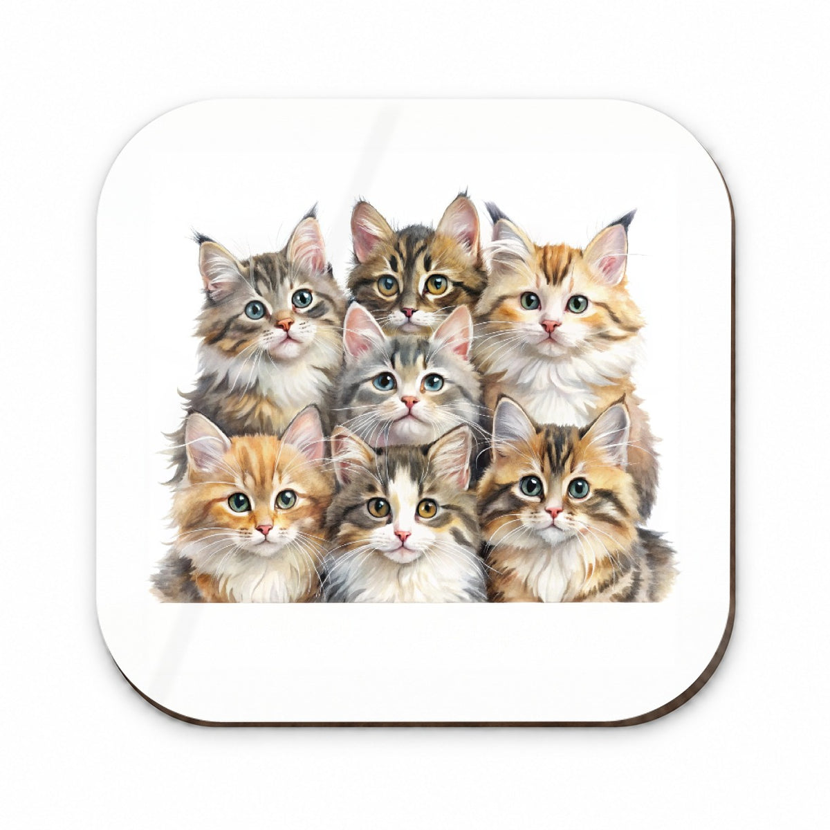 Sweet Siberian Cats Fridge Magnet