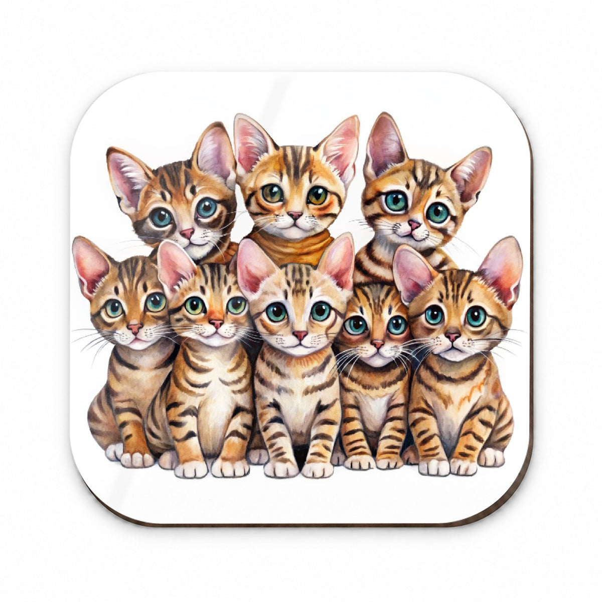 Sweet Toyger Cats Fridge Magnet
