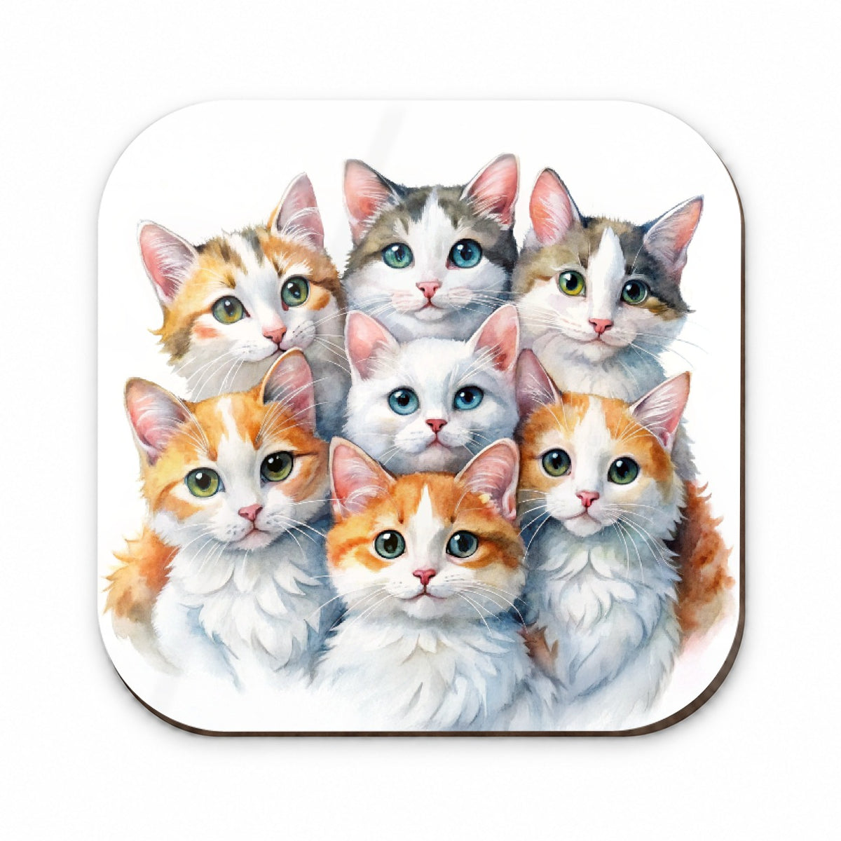 Sweet Turkish Van Cats Fridge Magnet