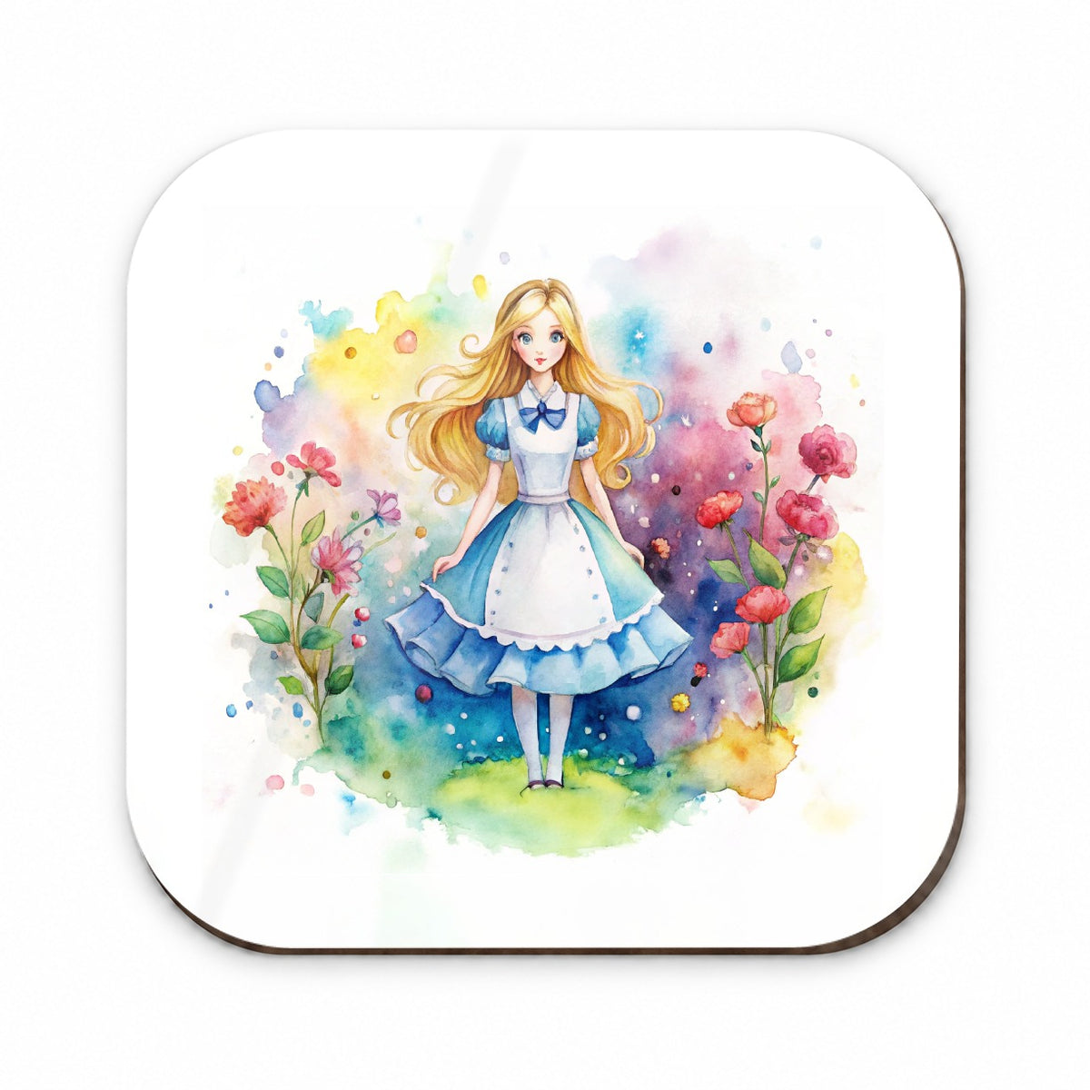 Alice In Wonderland Watercolor Fridge Magnet