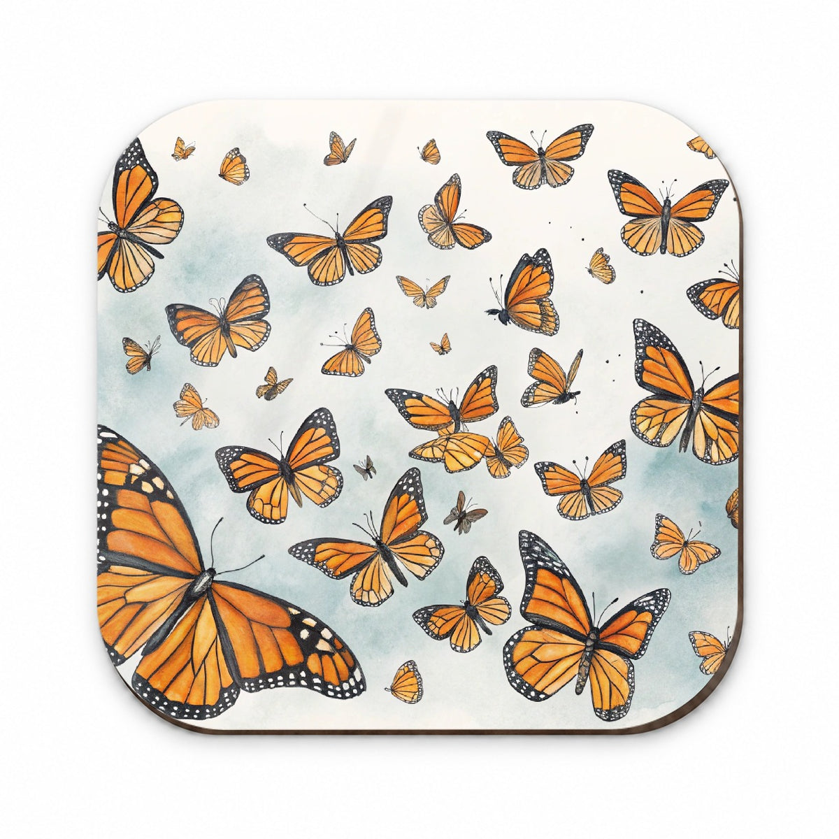 Lots Of Monarch Butterflies in Flight Fridge Magnet