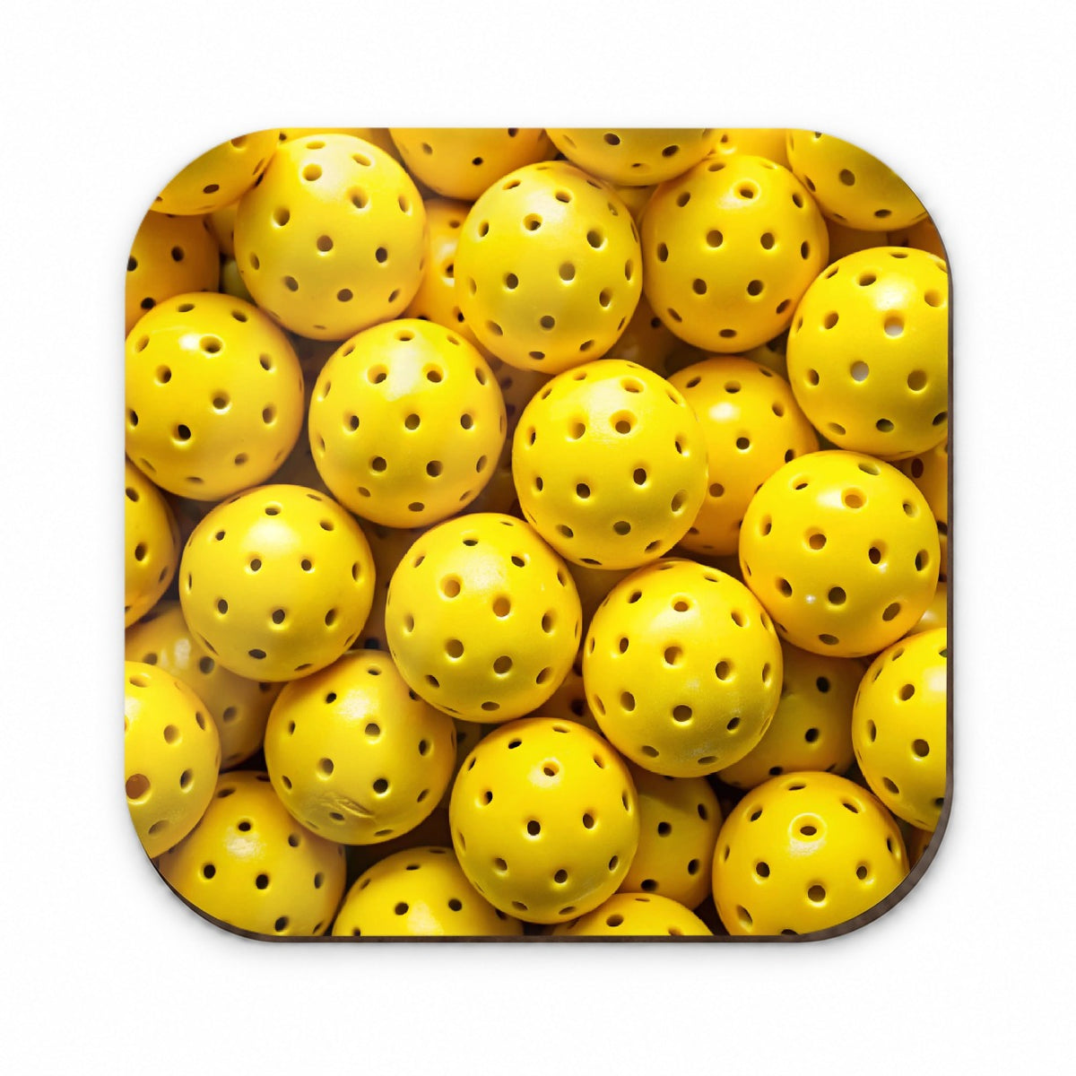 Lots Of Yellow Pickleball Balls Fridge Magnet