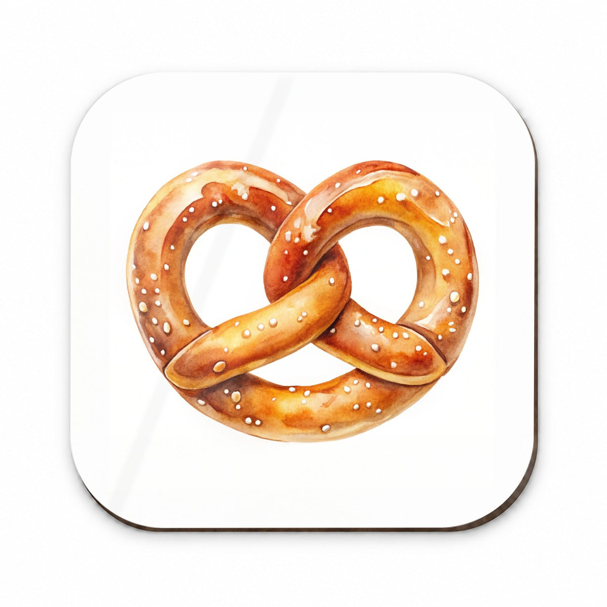 Pretzel Knot Oktoberfest Watercolor Fridge Magnet