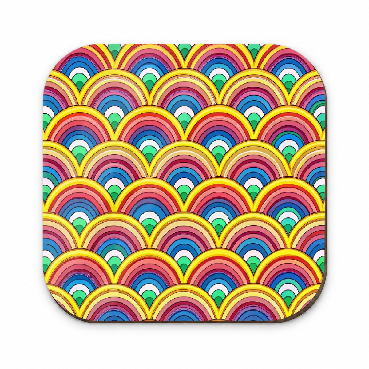Bohemian Rainbow Pattern Fridge Magnet