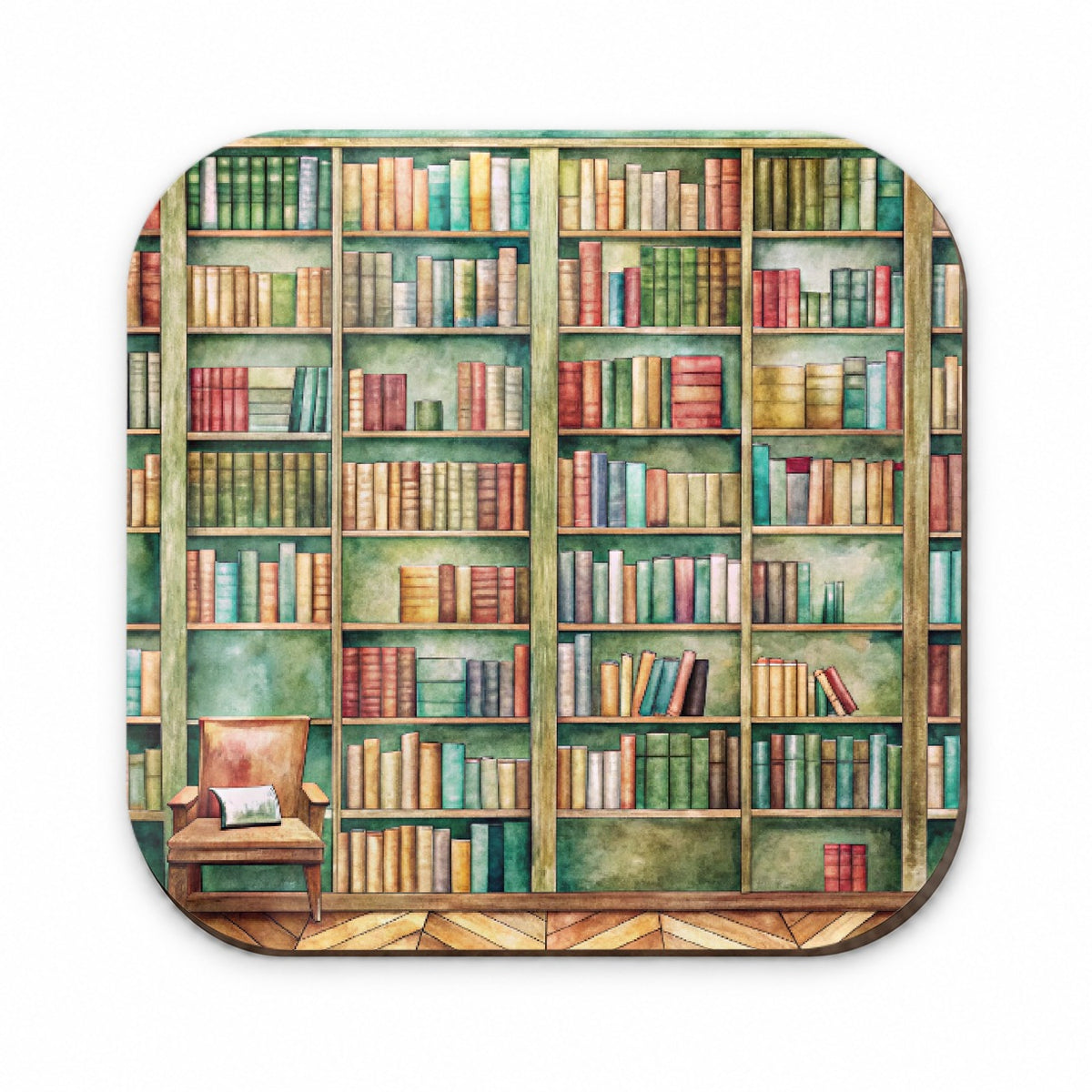 Books Bookshelves In Library Reading Reader Fridge Magnet