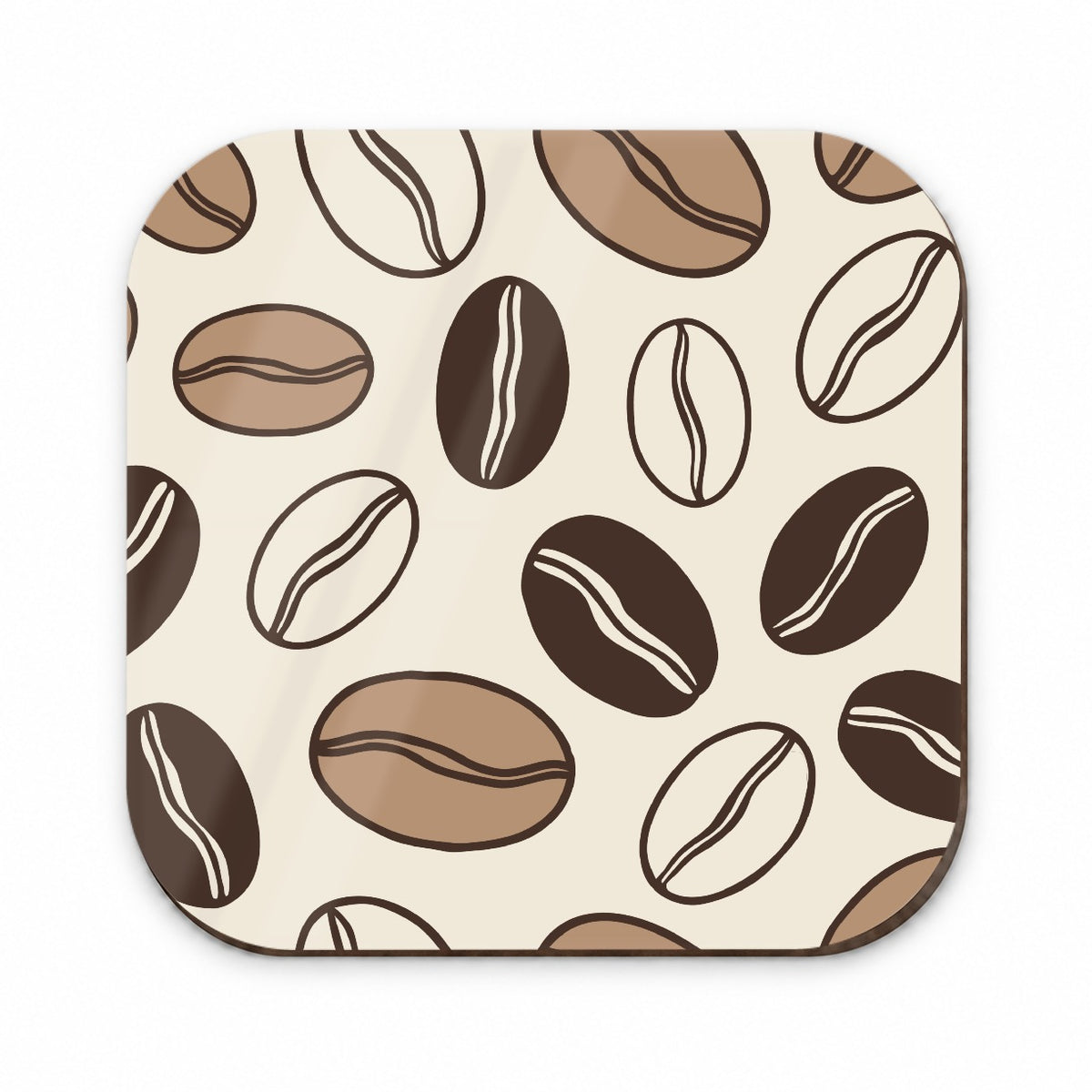 Coffee Beans Sketch Fridge Magnet