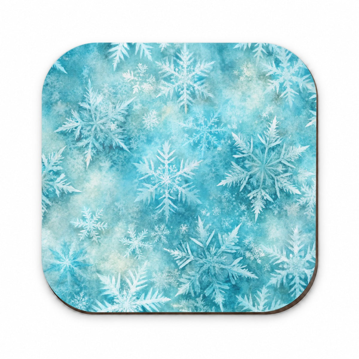Ice Crystals Snowflakes Winter Fridge Magnet