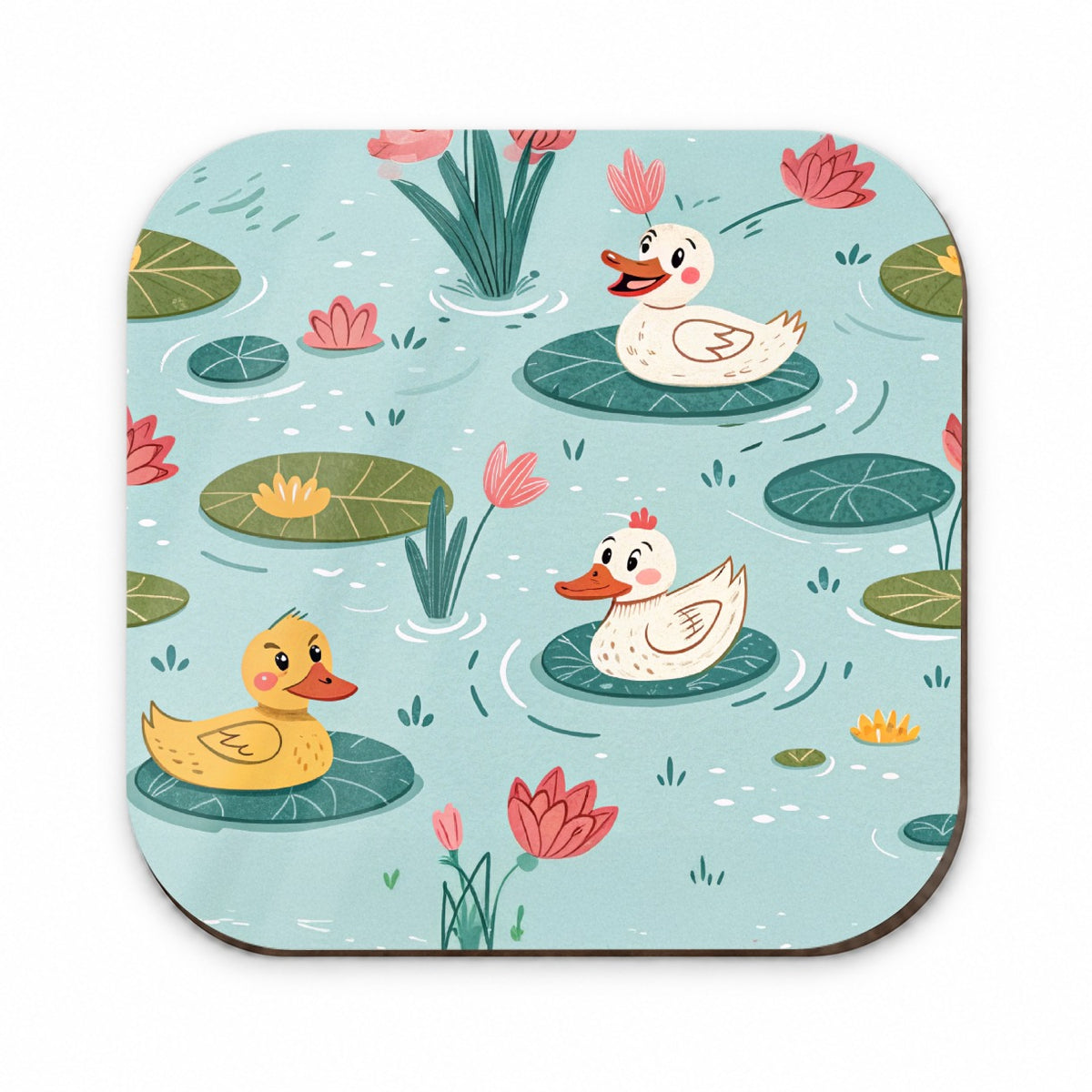 Ducks In Pond Fridge Magnet