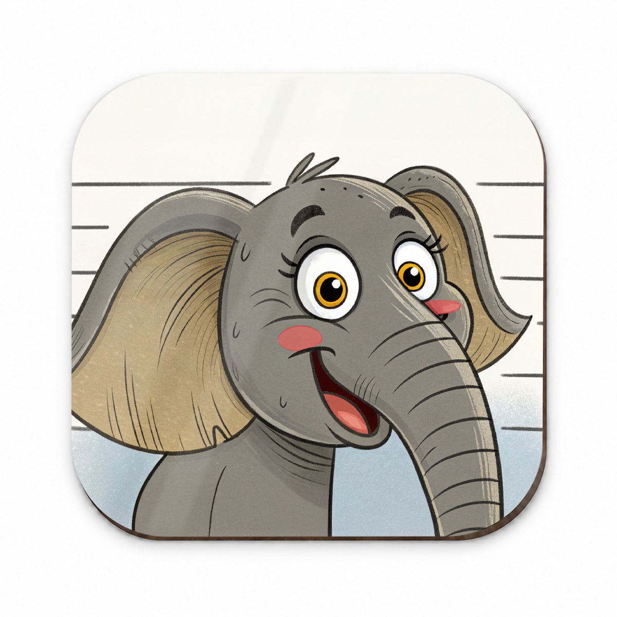 Elephant Mug Shot Fridge Magnet
