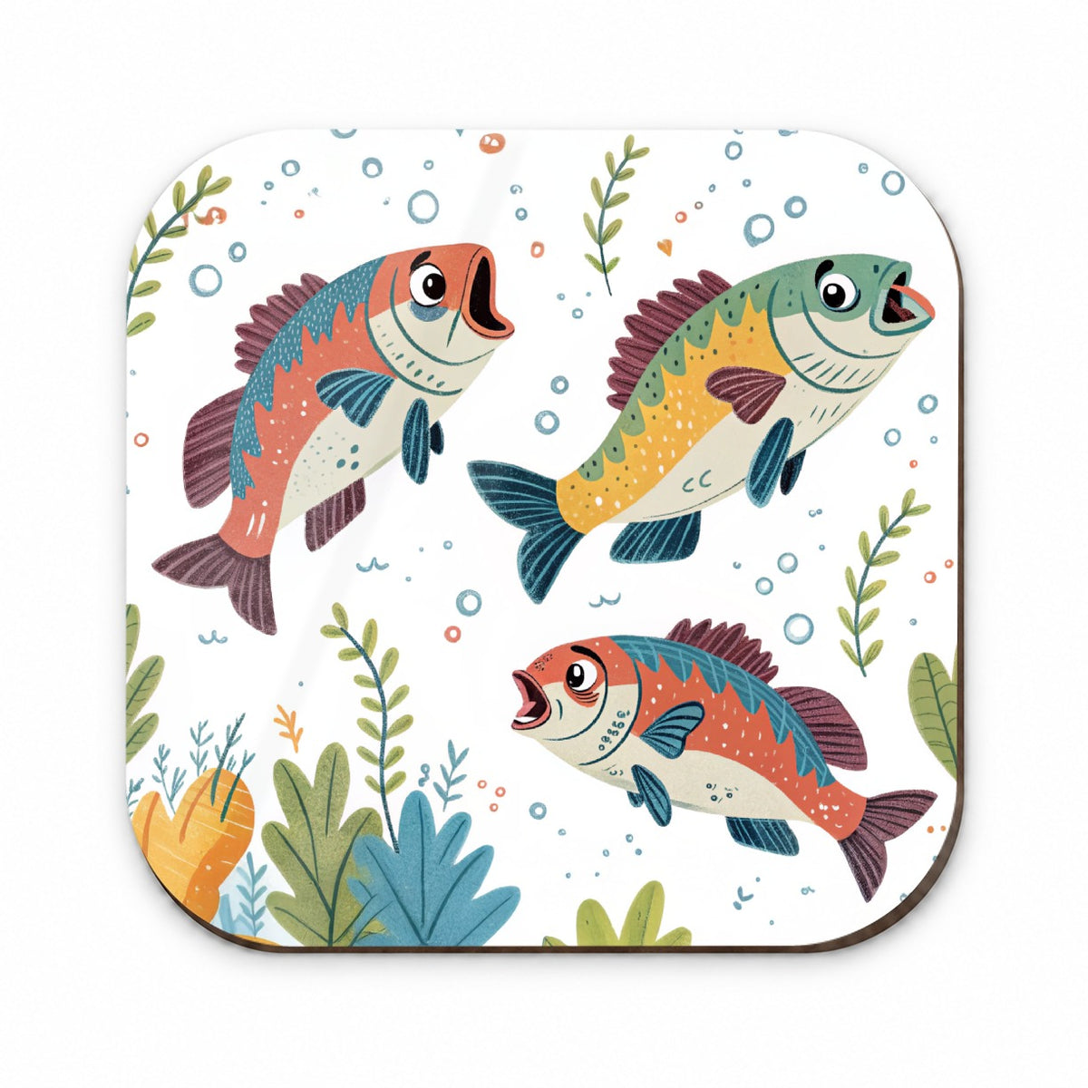 Fish Fishing Cute Cartoon Fridge Magnet