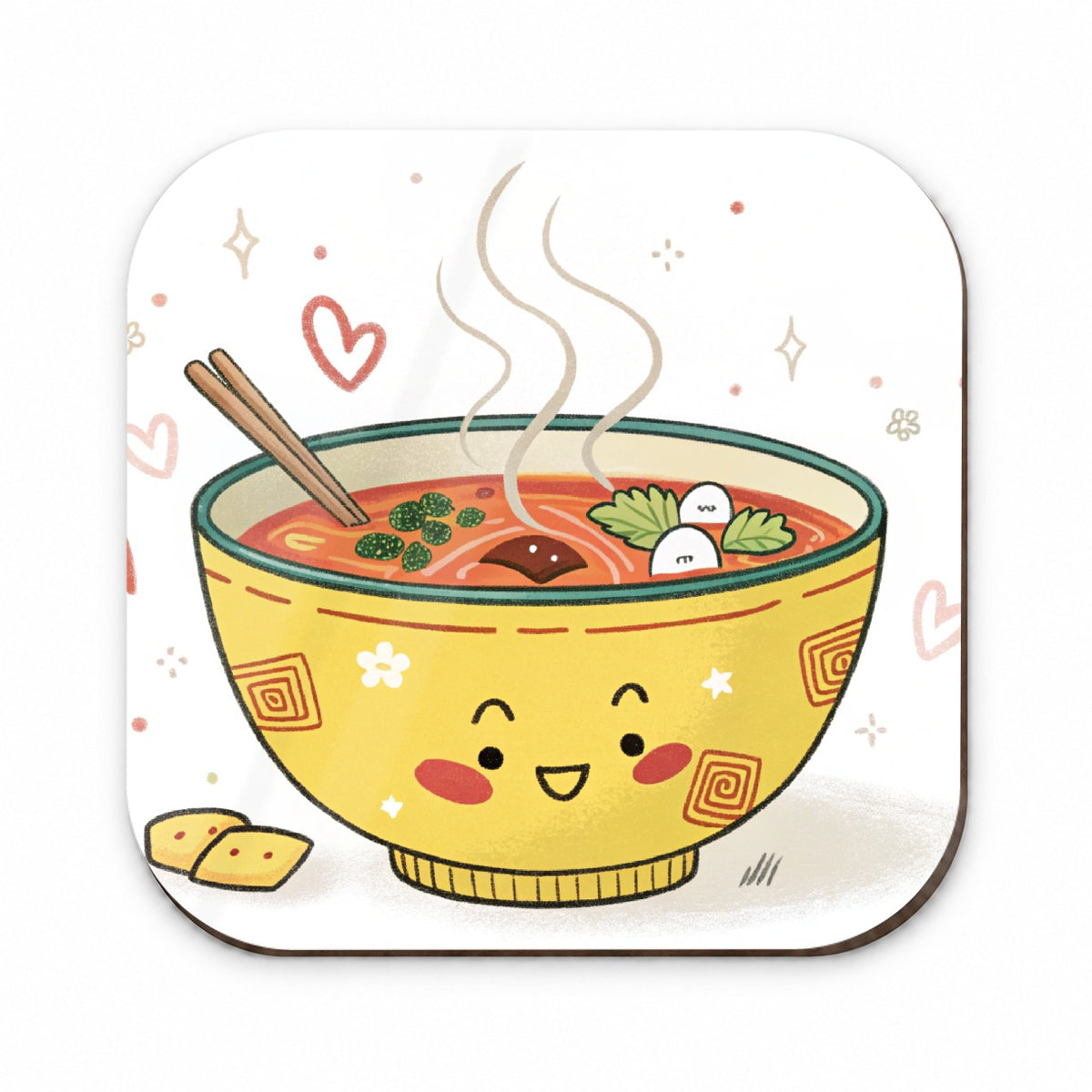 Kawaii Bowl Of Soup Fridge Magnet