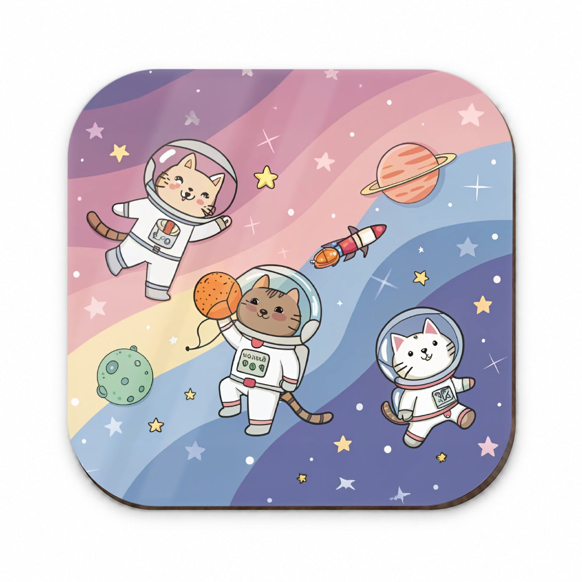 Kawaii Cat Astronauts Fridge Magnet