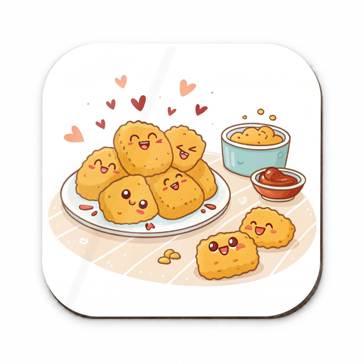 Kawaii Chicken Nuggets Fridge Magnet