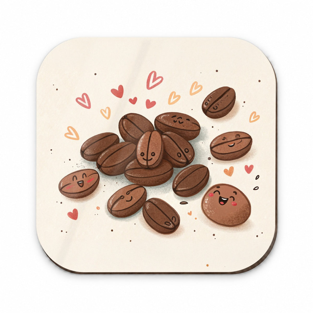 Kawaii Coffee Beans Fridge Magnet