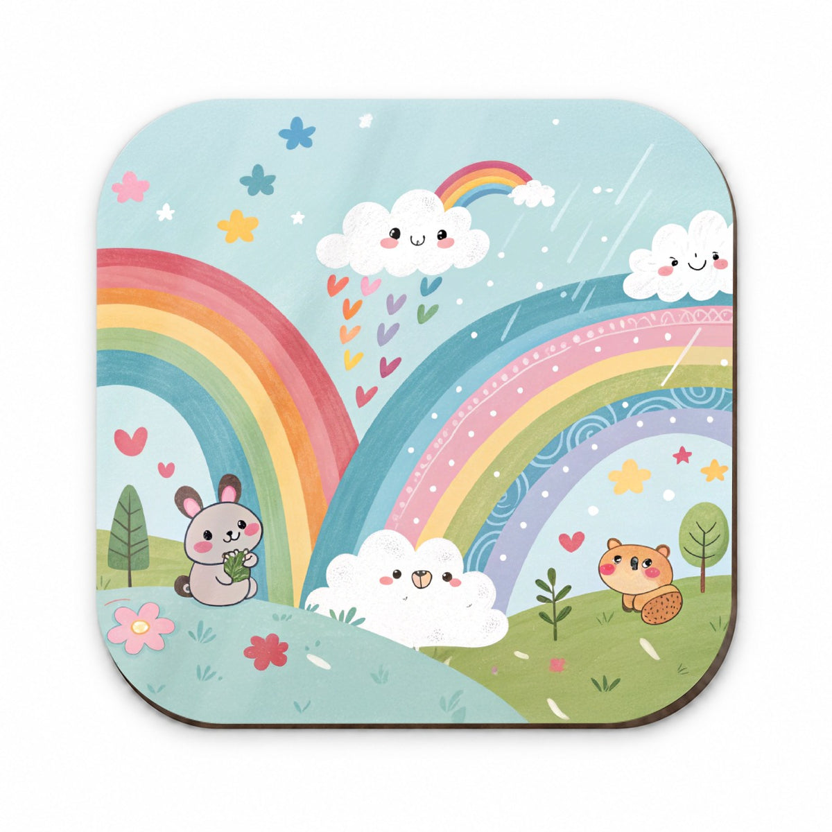 Kawaii Fun Rainbows Fridge Magnet