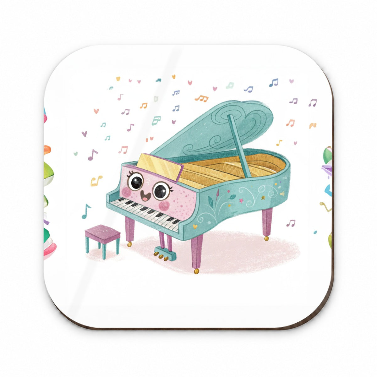 Kawaii Grand Piano Music Fridge Magnet
