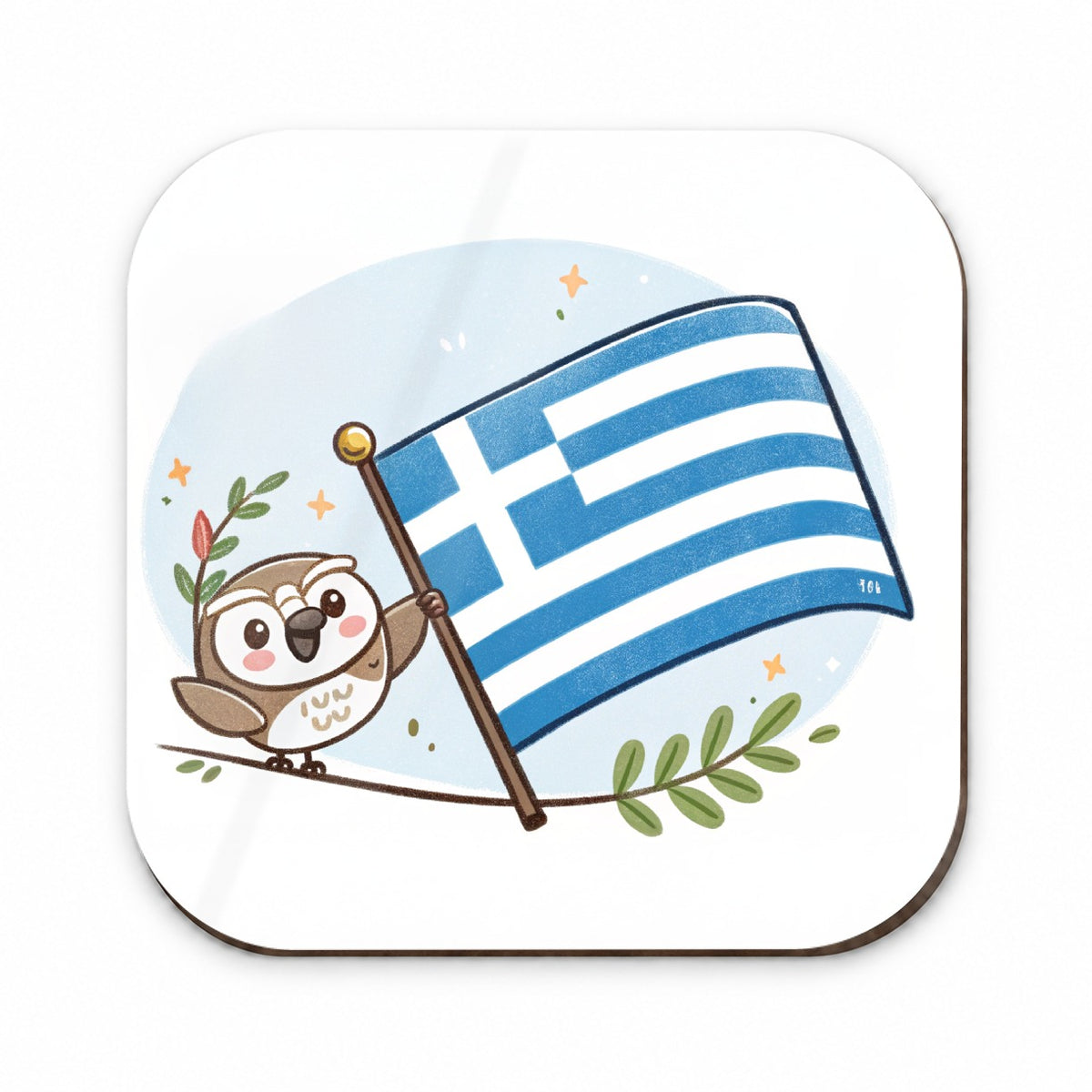 Kawaii Greece Flag Fridge Magnet