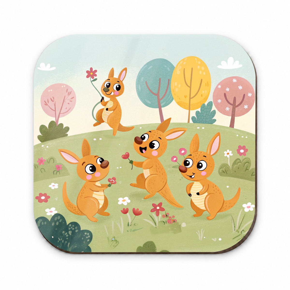 Kawaii Kangaroos Fridge Magnet