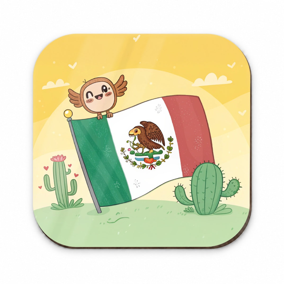 Kawaii Mexico Mexican Flag Fridge Magnet