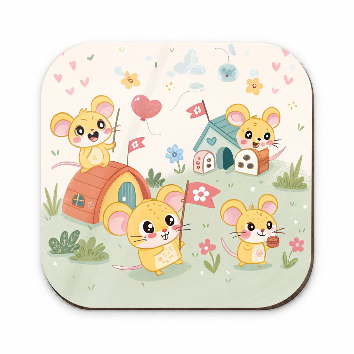 Kawaii Mice Mouse Fridge Magnet