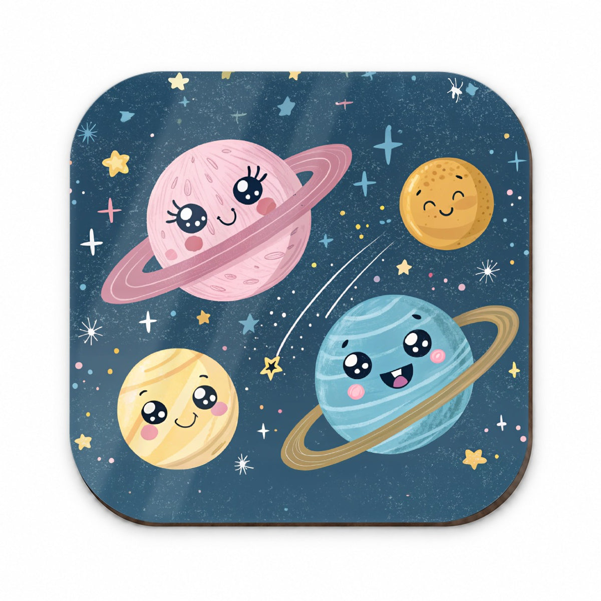 Kawaii Planets Space Astronomy Fridge Magnet