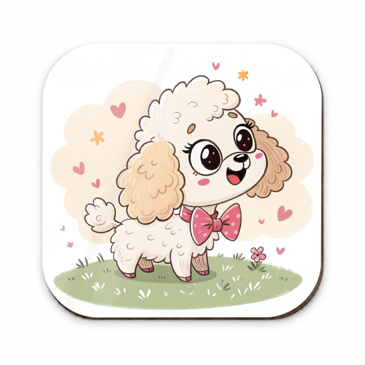 Kawaii Poodle Dog Fridge Magnet