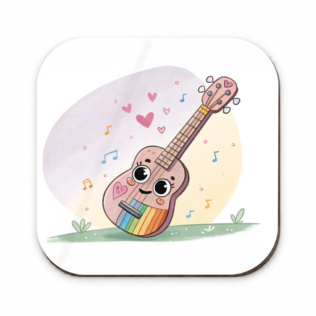 Kawaii Colorful Ukulele Music Fridge Magnet