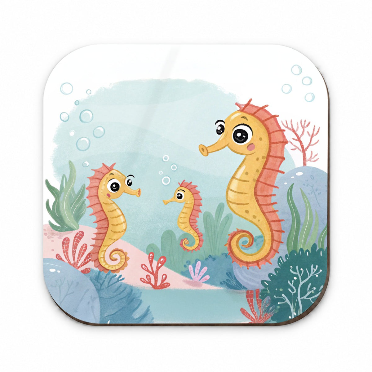 Kawaii Seahorses Fridge Magnet