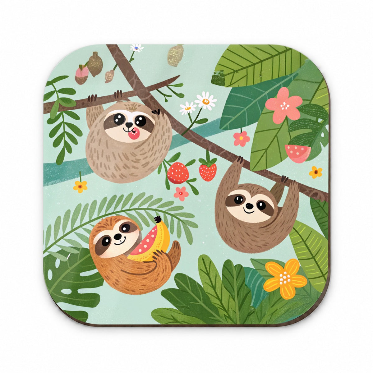 Kawaii Sloths Fridge Magnet